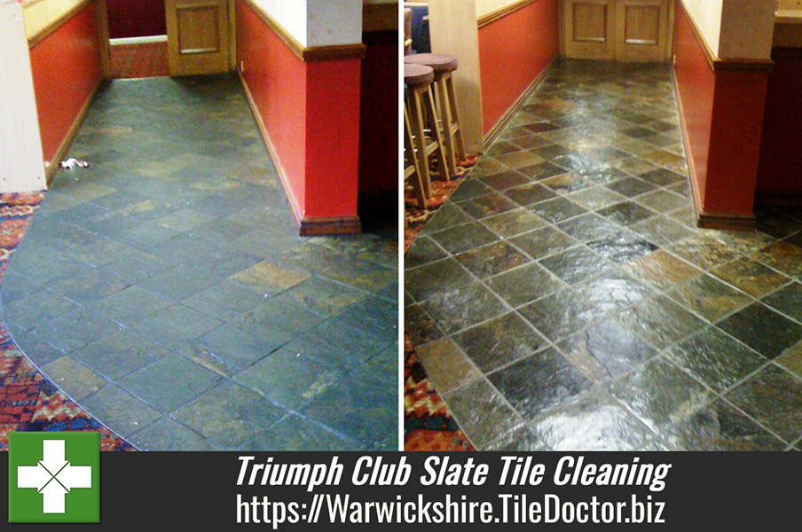 Triumph Club Slate Tile Cleaning and Sealing
