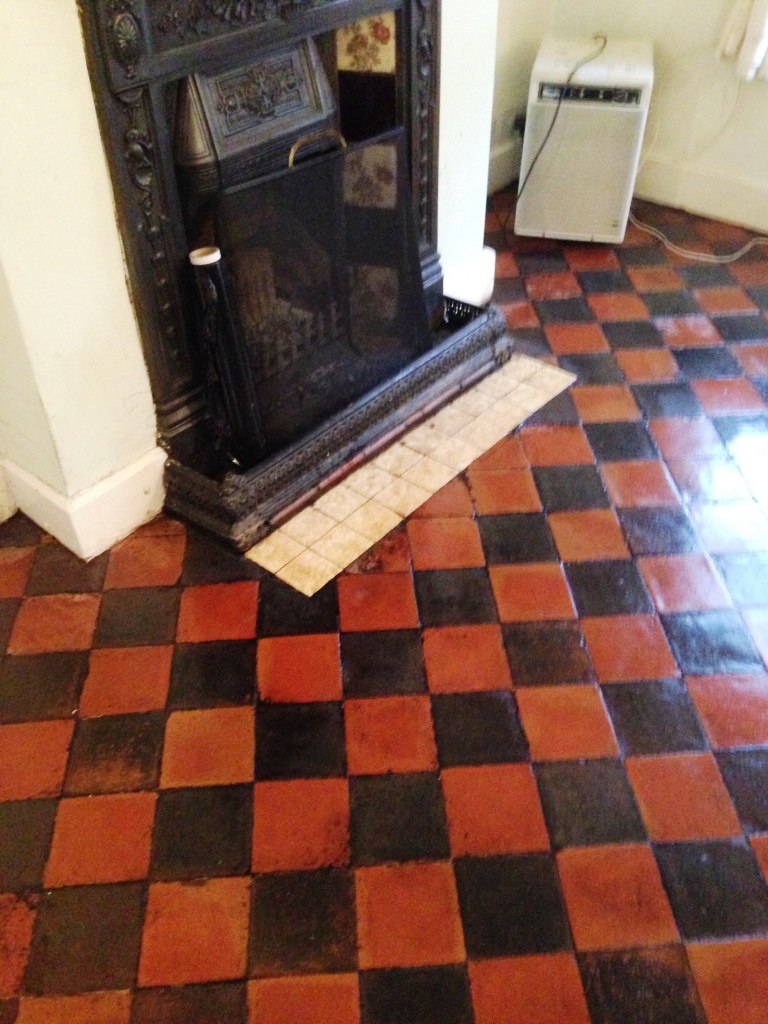 Quarry Tile Floor After Restoration