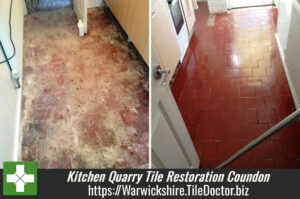 Kitchen Quarry Tile Restoration in Coundon, Coventry