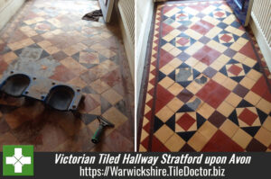 Victorian Floor Tile Restoration in Stratford-Upon-Avon