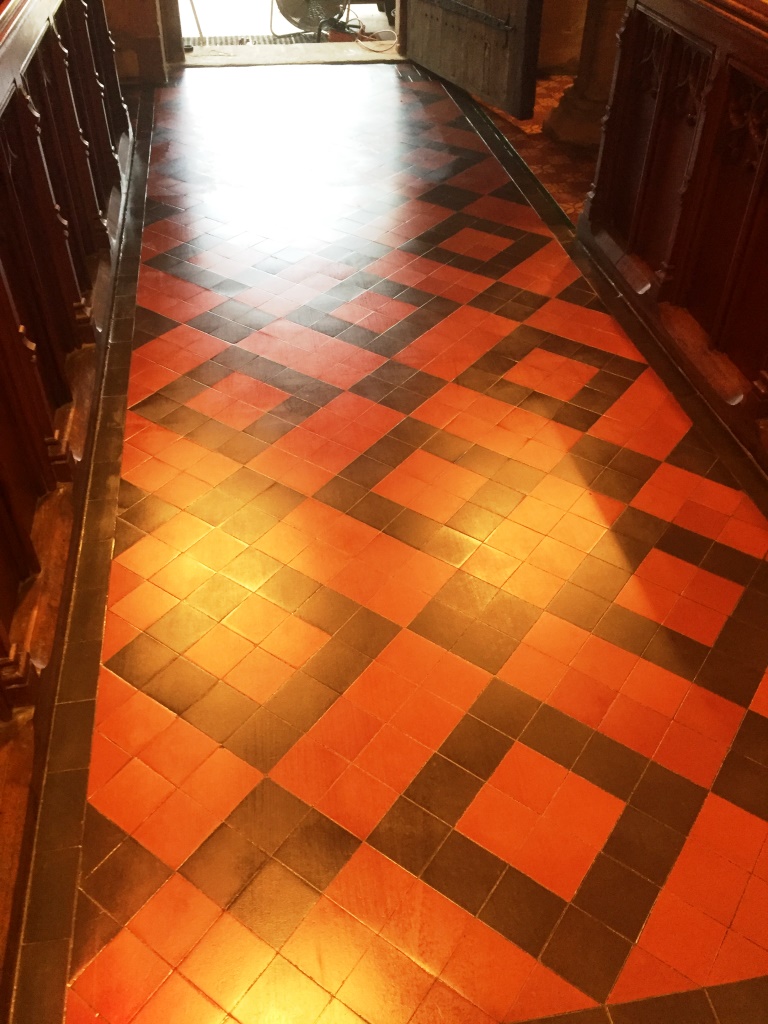 Victorian Floor Tiles Frankton Church After Sealing