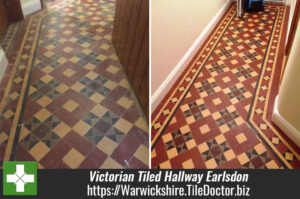 Victorian Tiled Hallway Repaired and Restored in Earlsdon