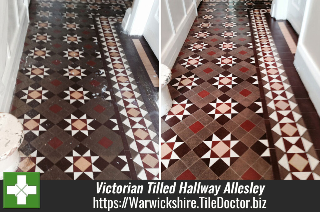 Victorian Tilled Hallway Refurbished in Allesley