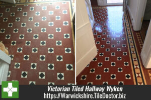 Beautiful Victorian Tiled Hallway Repaired and Restored in Wyken