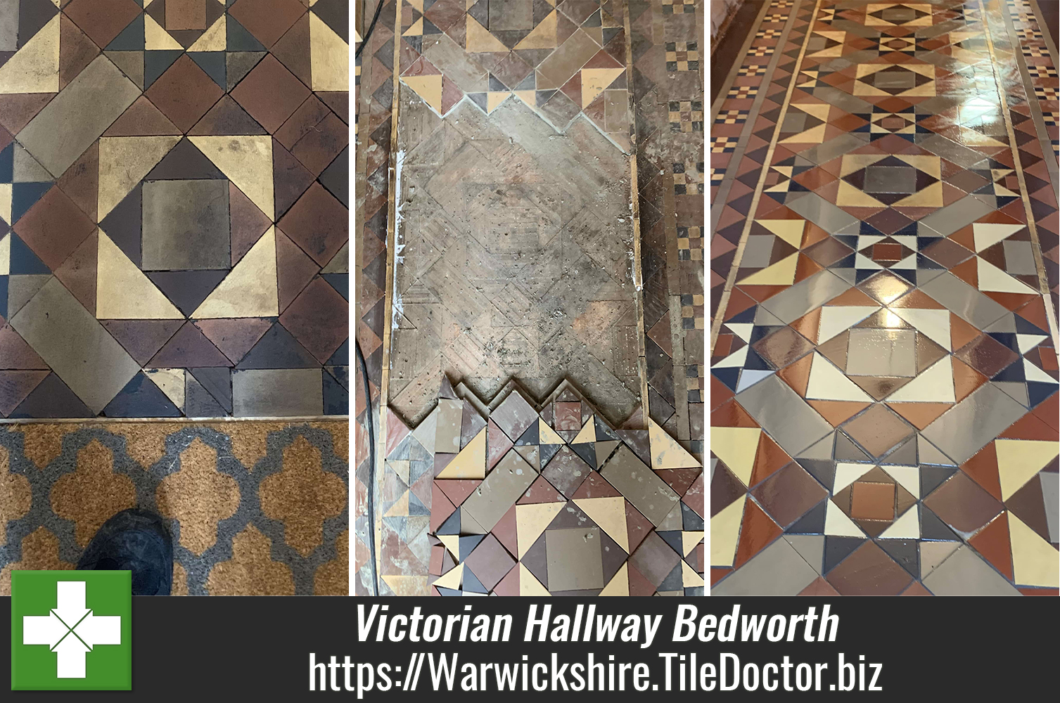 Restoring Victorian Hallway Floor Bedworth Warwickshire